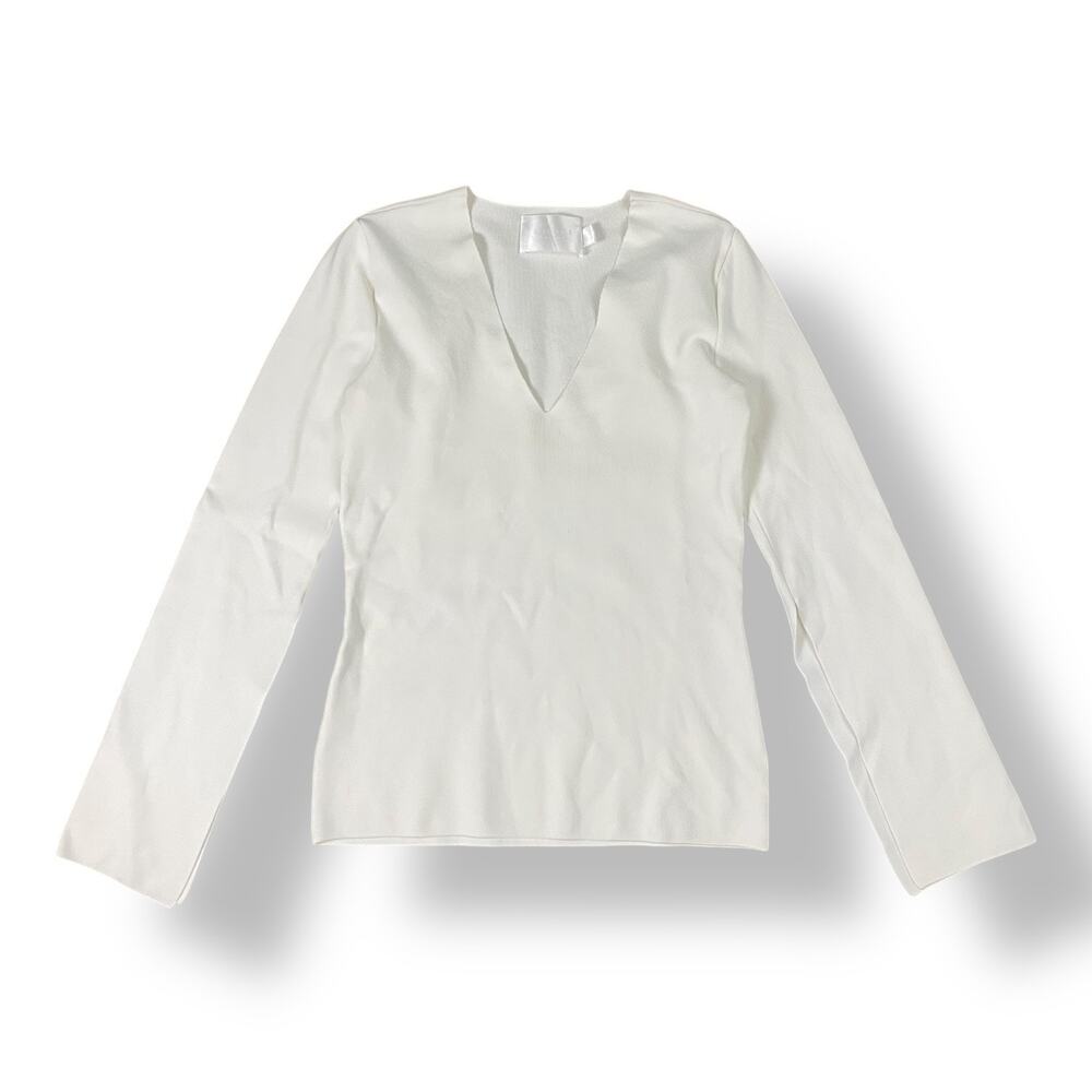 Solace‎ London Orlina Top Womens Size 4 In Cream Designer Party